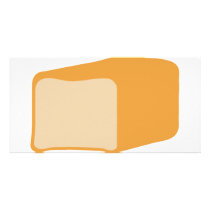 loaf of bread icon photo cards