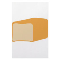 loaf of bread icon stationery paper