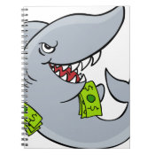 Loan Shark Cartoon Character Spiral Note Books