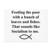 Loaves of Socialism Post Card