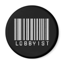 Lobbyist Bar Code magnets by NotWorking Lobbyist Bar Code magnets