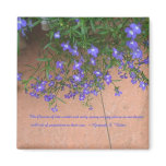 Lobelia Flower with quotation