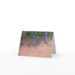Lobelia Flowers with Quotation