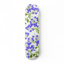 Lobelia Garden Flowers Skateboard