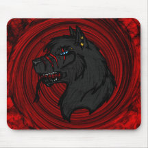 Lobo del punto tapete de ratón