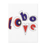 Lobo love post card