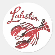 Lobster Anyone? Round Sticker