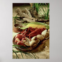 Lobster bake print
