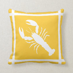 Lobster | Beach House Throw Pillow