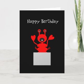 Lobster Birthday Card! Stay Out of Hot Water