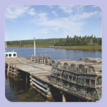Lobster Boat, Mushaboom, Nova Scotia, Canada stickers