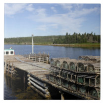 Lobster Boat, Mushaboom, Nova Scotia, Canada tiles