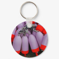Lobster Buoy Keychain - 2 by somesville Lobster Buoy Keychain - 2