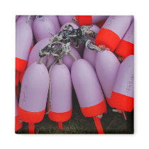 Lobster Buoy Refrigerator Magnet - 2 by somesville Lobster Buoy Refrigerator Magnet - 2