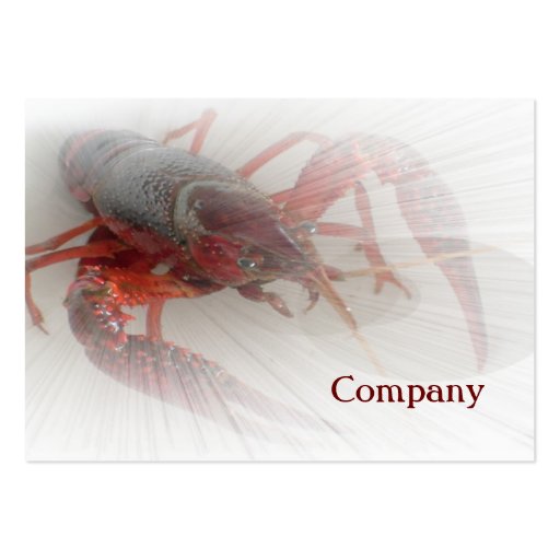 Lobster Business Card (back side)