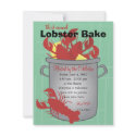 Lobster Dinner invitations