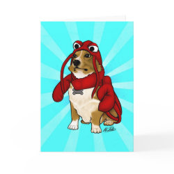 Lobster Dog Card card