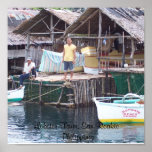 Lobster Farm, San Roakie Island, Philippines Poster