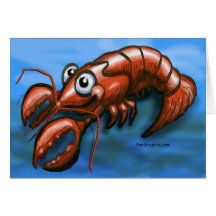 Lobster Greeting Card