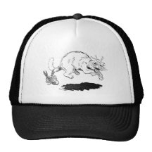 Lobster Has Cat By the Tail Trucker Hats