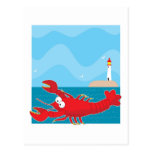 Lobster Light House Post Cards