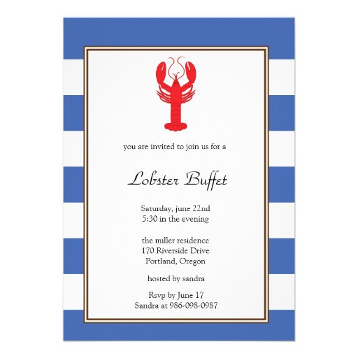 Lobster Love Invite
