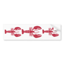 Lobster Parade Bumper Sticker bumper stickers by FunseyTown Lobster Parade Bumper Sticker bumper stickers