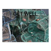 Lobster Pots Get Well Card