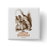 Lobster Quadrille (Alice In Wonderland) Pinback Buttons