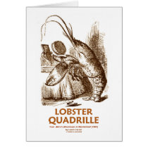 Lobster Quadrille (Alice In Wonderland) Greeting Cards