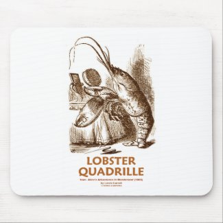 Lobster Quadrille (Alice In Wonderland) mousepad
