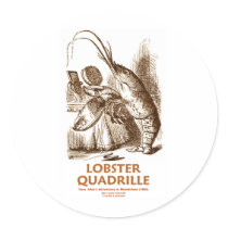 Lobster Quadrille (Alice In Wonderland) Sticker