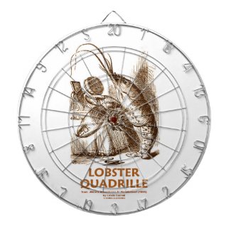 Lobster Quadrille (Brush Mirror Wonderland Humor) Dartboards