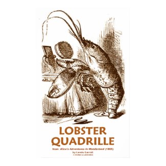 Lobster Quadrille (Lewis Carroll Wonderland) print