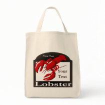 Lobster Sign Design Template bags