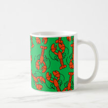 Lobster Wallpaper mugs by prawny Lobster Wallpaper mugs