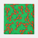 Lobster Wallpaper Refrigerator Magnet