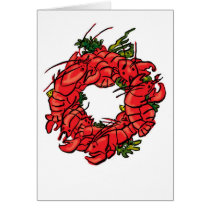  lobster wreath cards
