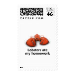 Lobsters ate my Homework Stamp