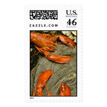 Lobsters Postage Stamp