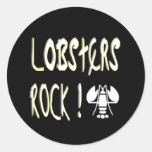 Lobsters Rock! Sticker