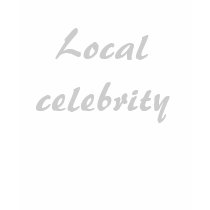 Local celebrity t-shirts