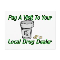 Local Drug Dealer postcards