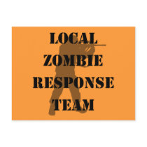 Local Zombie Response Team Post Cards