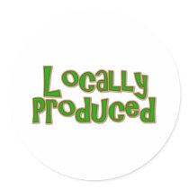 Locally Produced Round Sticker