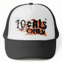 Locals Only Flames Hat hat