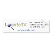 LocateTV Bumper Sticker bumper stickers