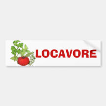 Locavore Pegatina De Parachoque