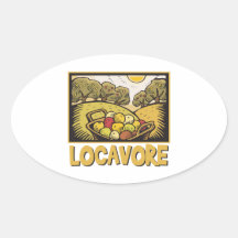 Locavore Slow Food Stickers