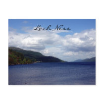 loch ness blue postcards